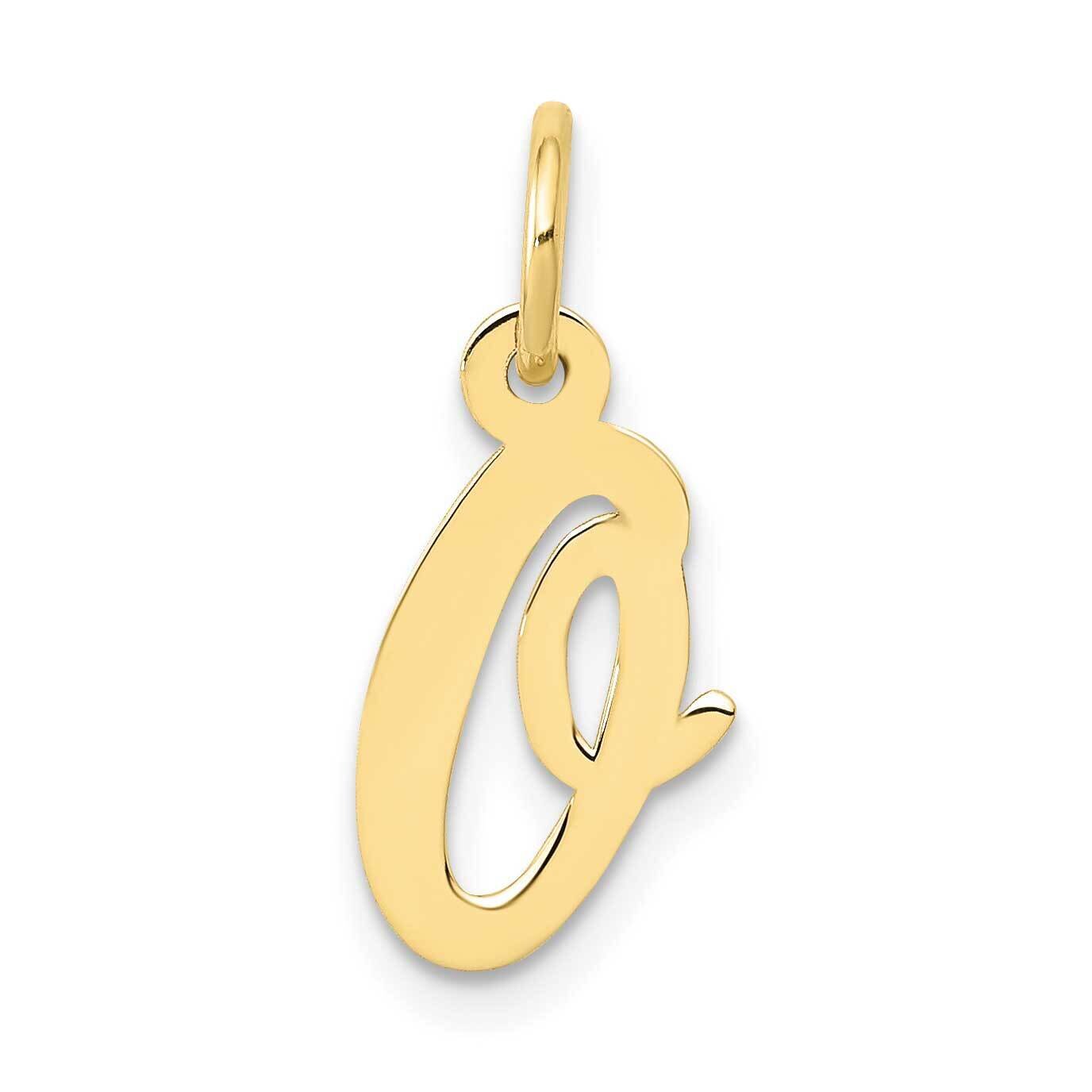 Script Initial O Charm 10k Gold Small 10YC658O, MPN: 10YC658O,