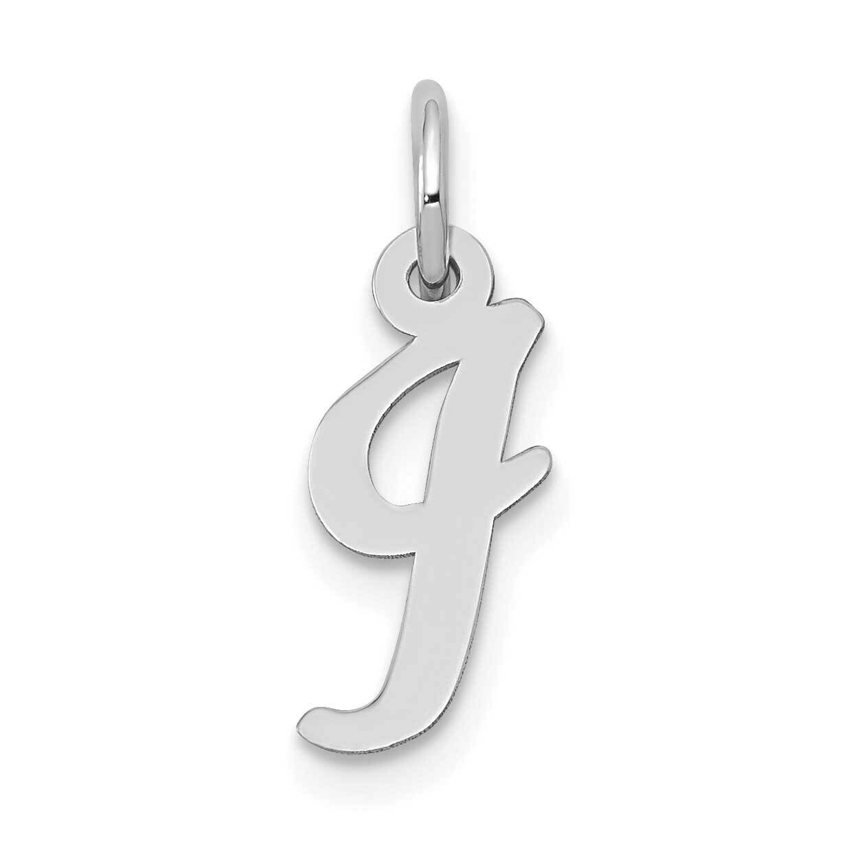 Script Initial I Charm 10k White Gold Small 10YC659I, MPN: 10YC659I,