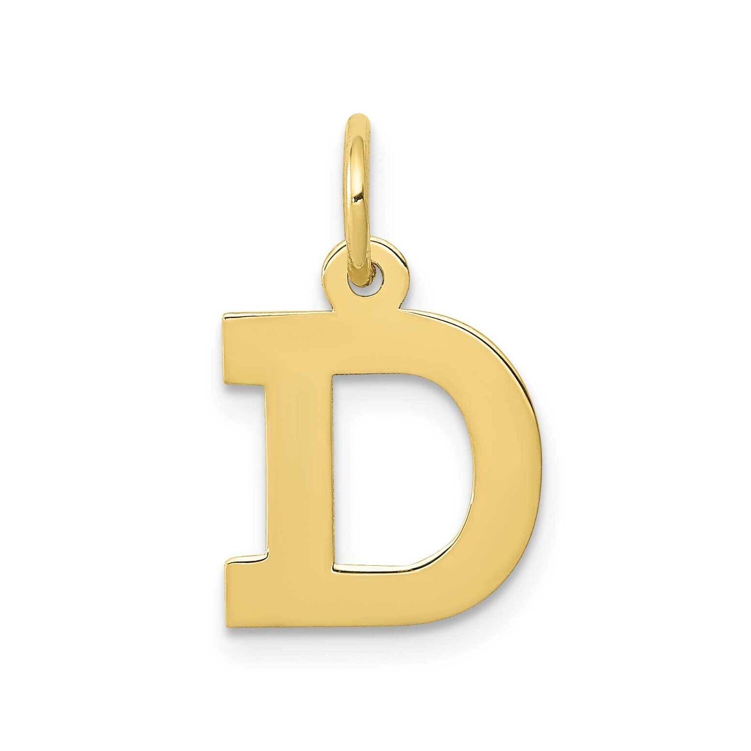 Block Initial D Charm 10k Gold Small 10YC664D, MPN: 10YC664D,