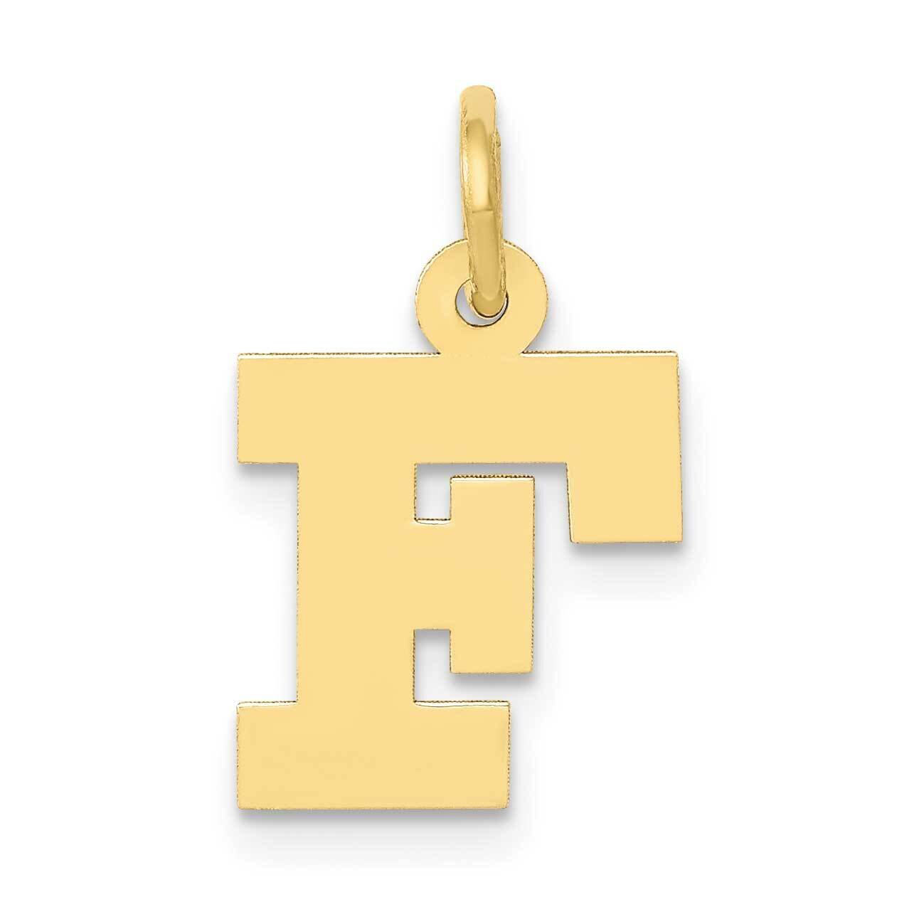 Block Initial F Charm 10k Gold Small 10YC664F, MPN: 10YC664F,