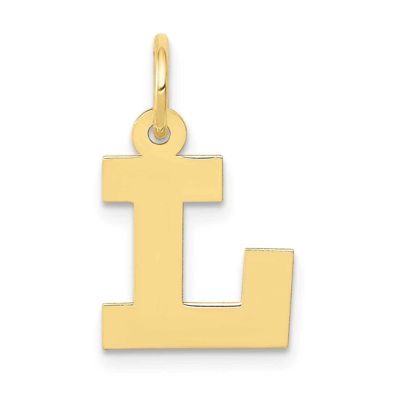 Block Initial L Charm 10k Gold Small 10YC664L, MPN: 10YC664L,
