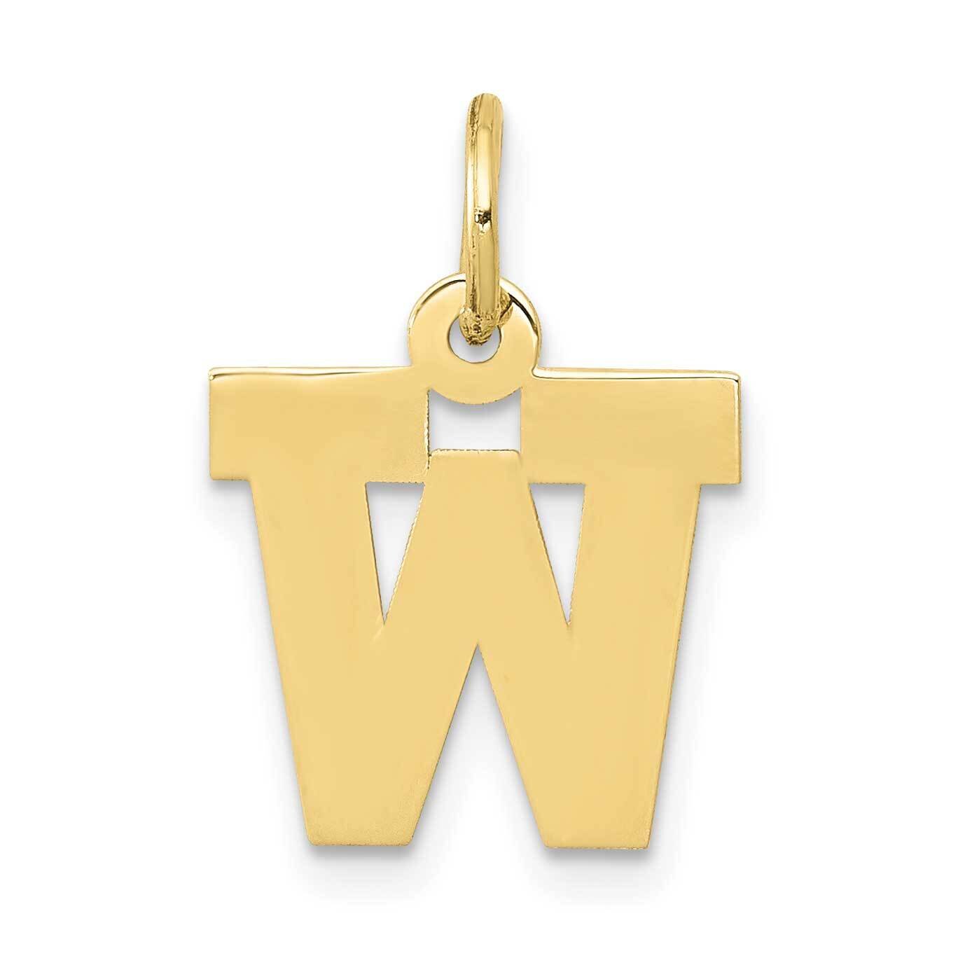 Block Initial W Charm 10k Gold Small 10YC664W, MPN: 10YC664W,