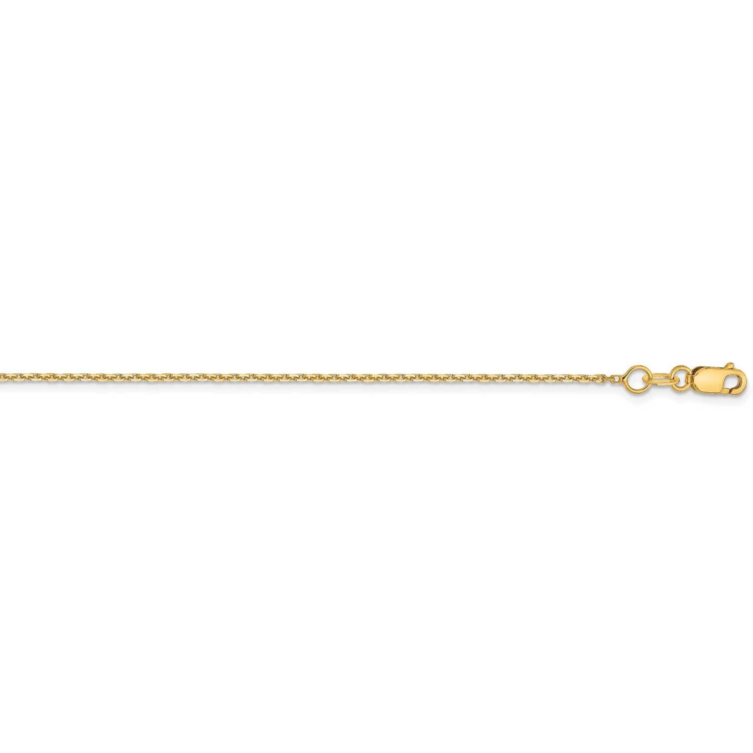 Leslie&#39;s 1.05mm Diamond-Cut Cable Chain 16 Inch 14k Gold HB-1340-16, MPN: 1340-16, 191101742378