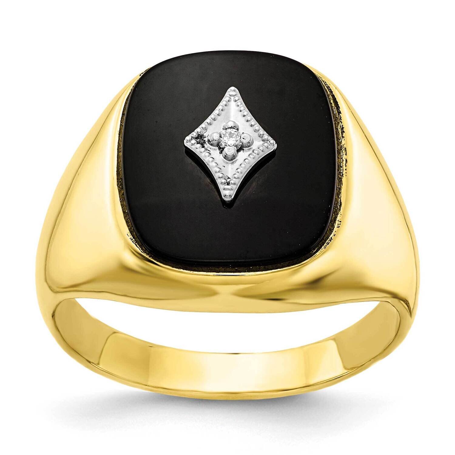 Aa Diamond Men's Ring 10k Gold 1X9478AA
