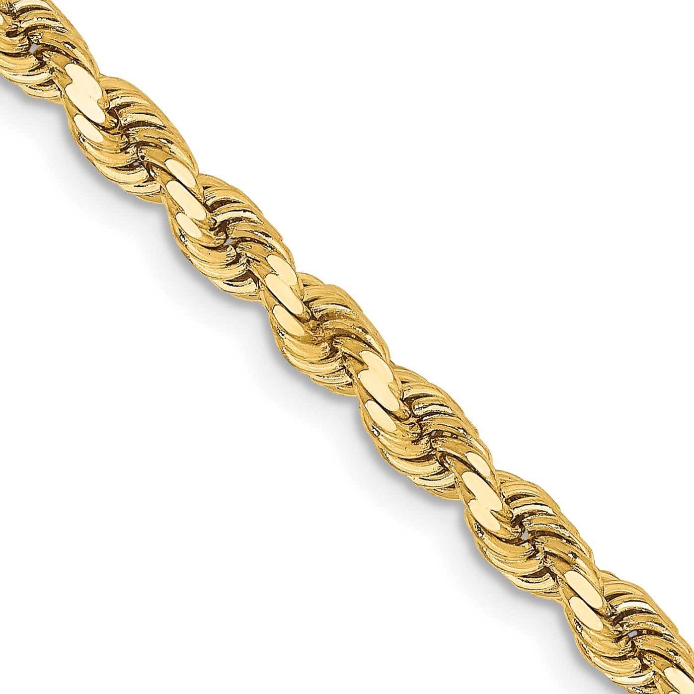 3.25mm Diamond-Cut Rope Chain 18 Inch 14k Gold HB-7248-18