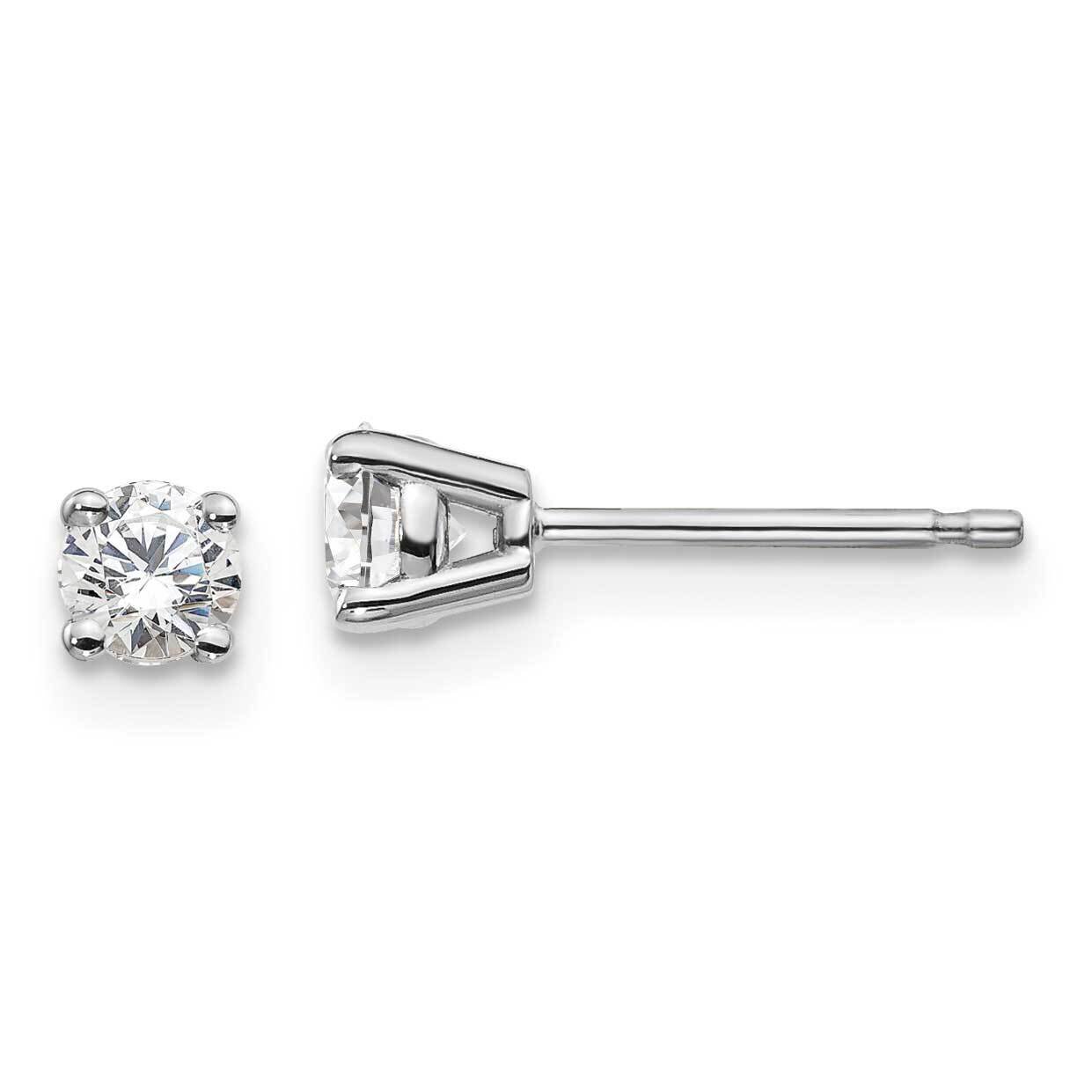 1/3Ctw Vs/Si, D E F, Lab Grown Diamond 4 Prong Earring 14k White Gold EM1006-037-WLD, MPN: EM1006-0…