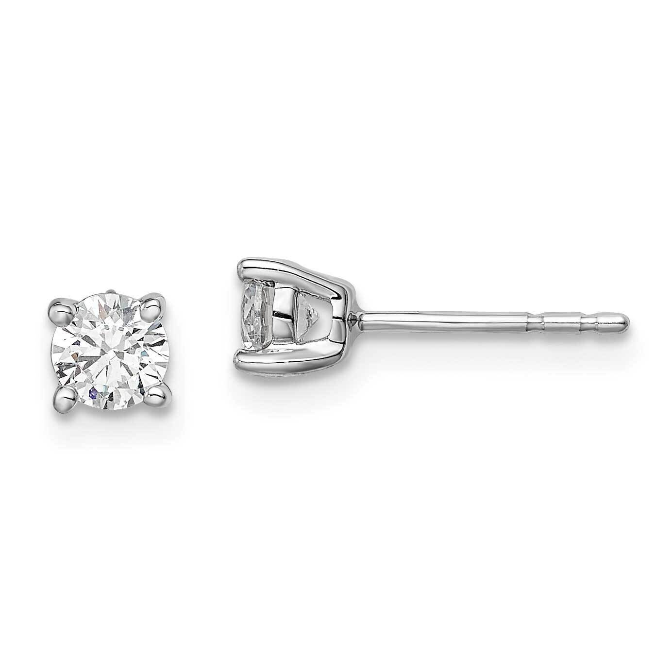 Si1/Si2, G H I, Post Earrings 14k White Gold Lab Grown Diamond EM6161-050-WLG, MPN: EM6161-050-WLG,…