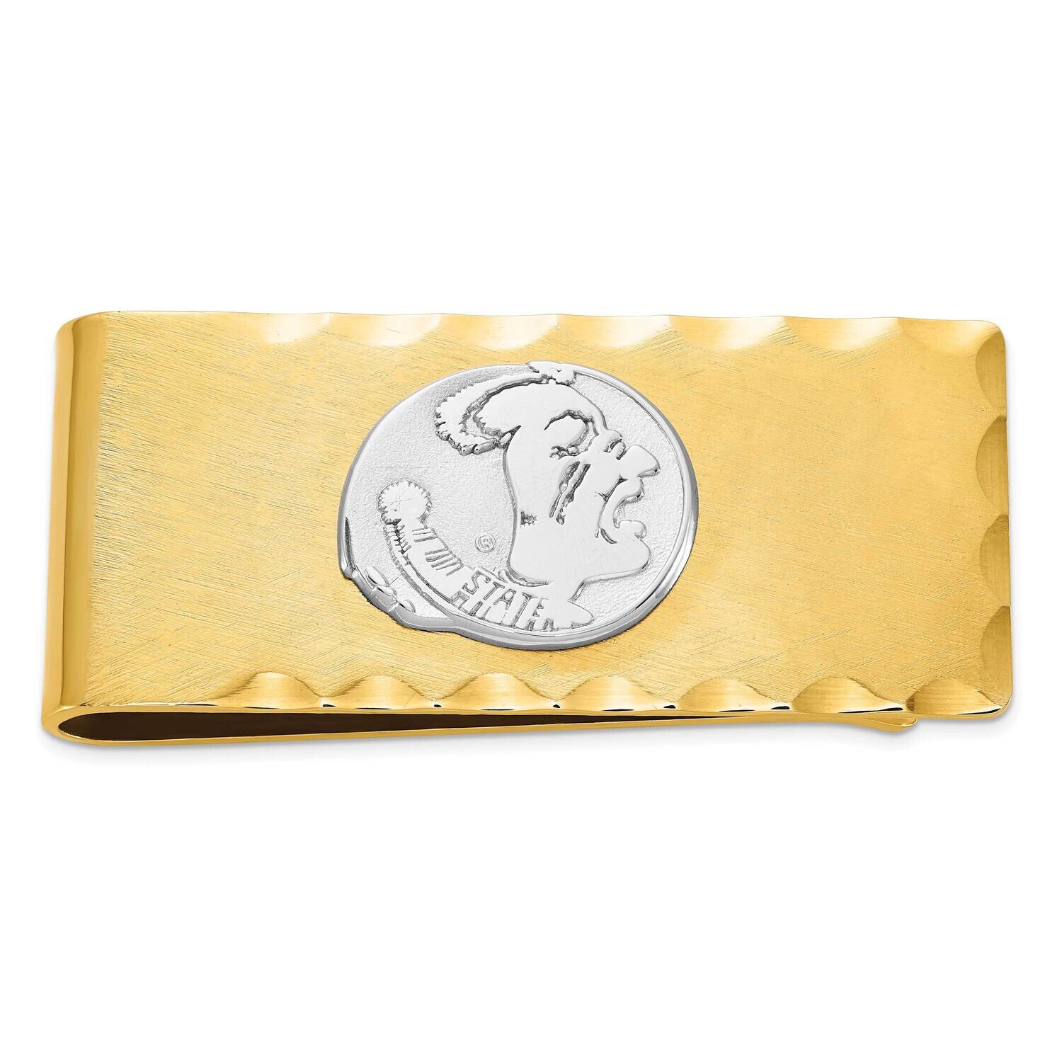 Sterling Silver Florida State University Seminole Money Clip Gold-tone FSU001MC1-SS, MPN: FSU001MC1…