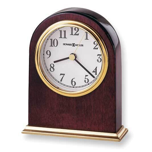 Howard Miller Rosewood Finish Quartz Clock GL3076