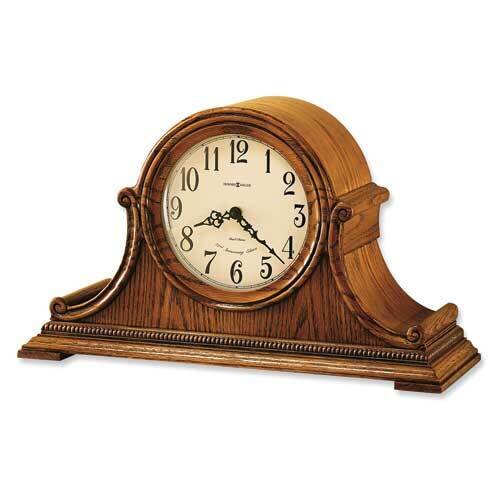 Hillsborough Oak Finish Quartz Mantel Clock GL6525