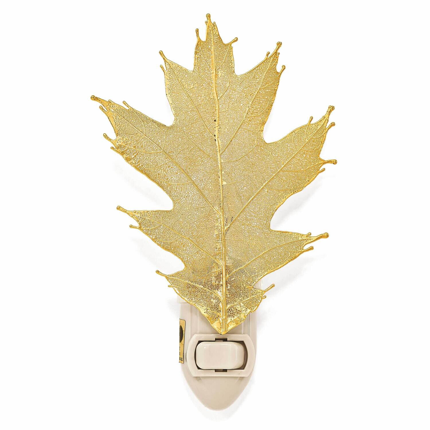 24K Gold Dipped Oak Leaf Nightlight GM13081
