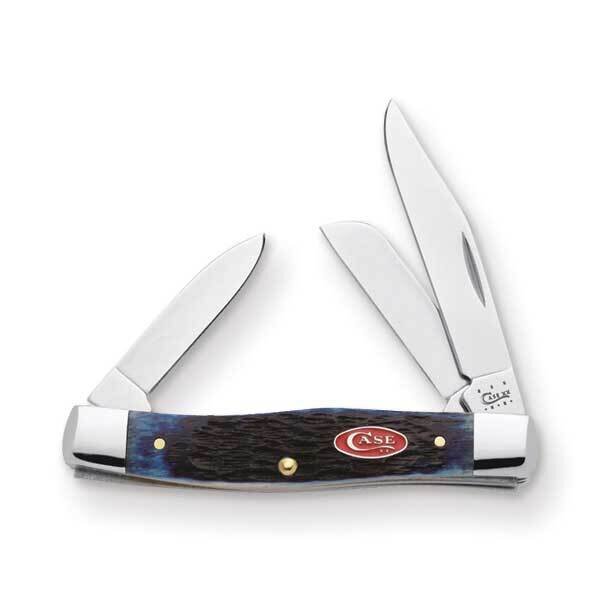 Case Navy Blue with Red Shield Medium Stockman Knife GM13733, MPN: GM13733, 21205070490
