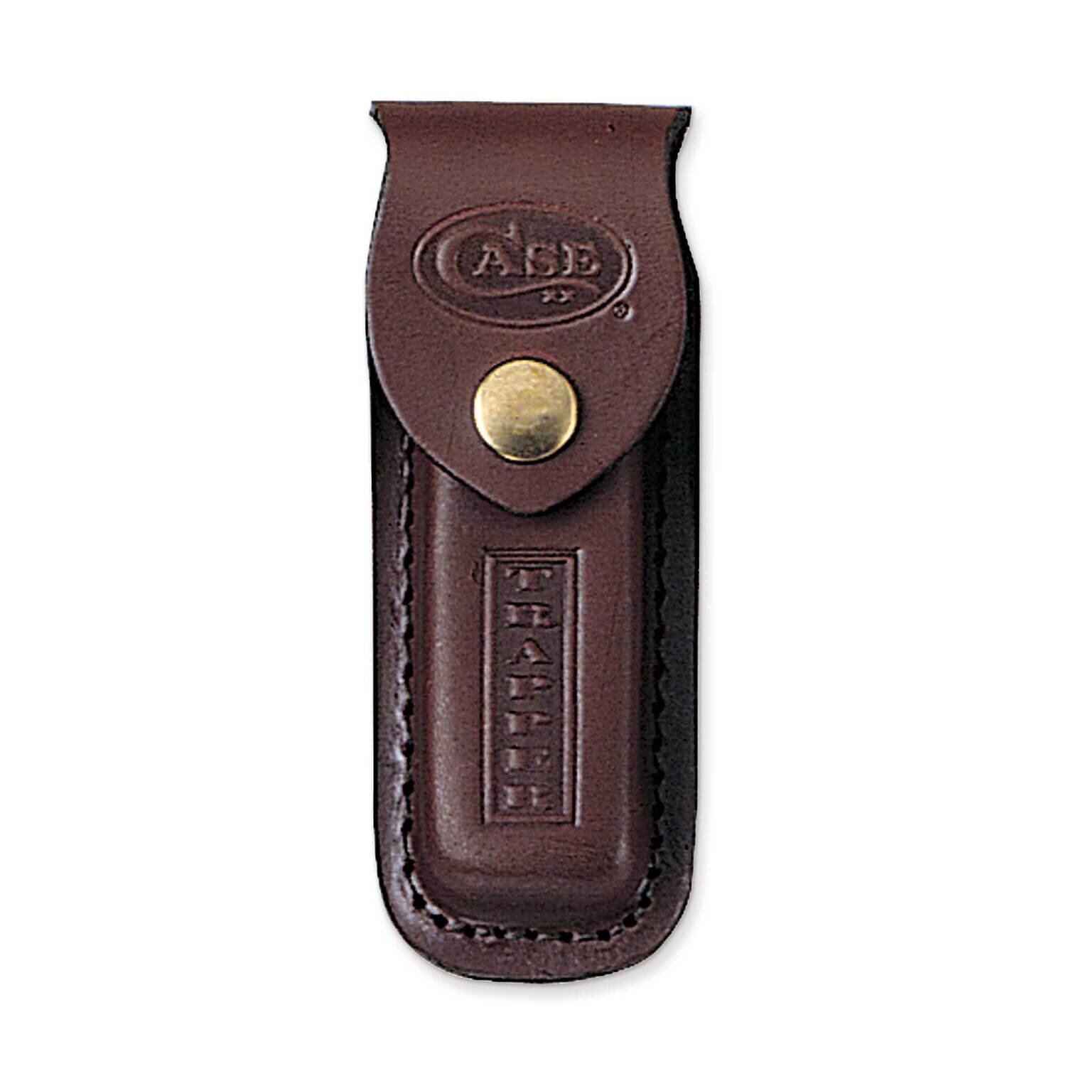 Case Genuine Leather with Stamped Logo Trapper Knife Sheath GM13758