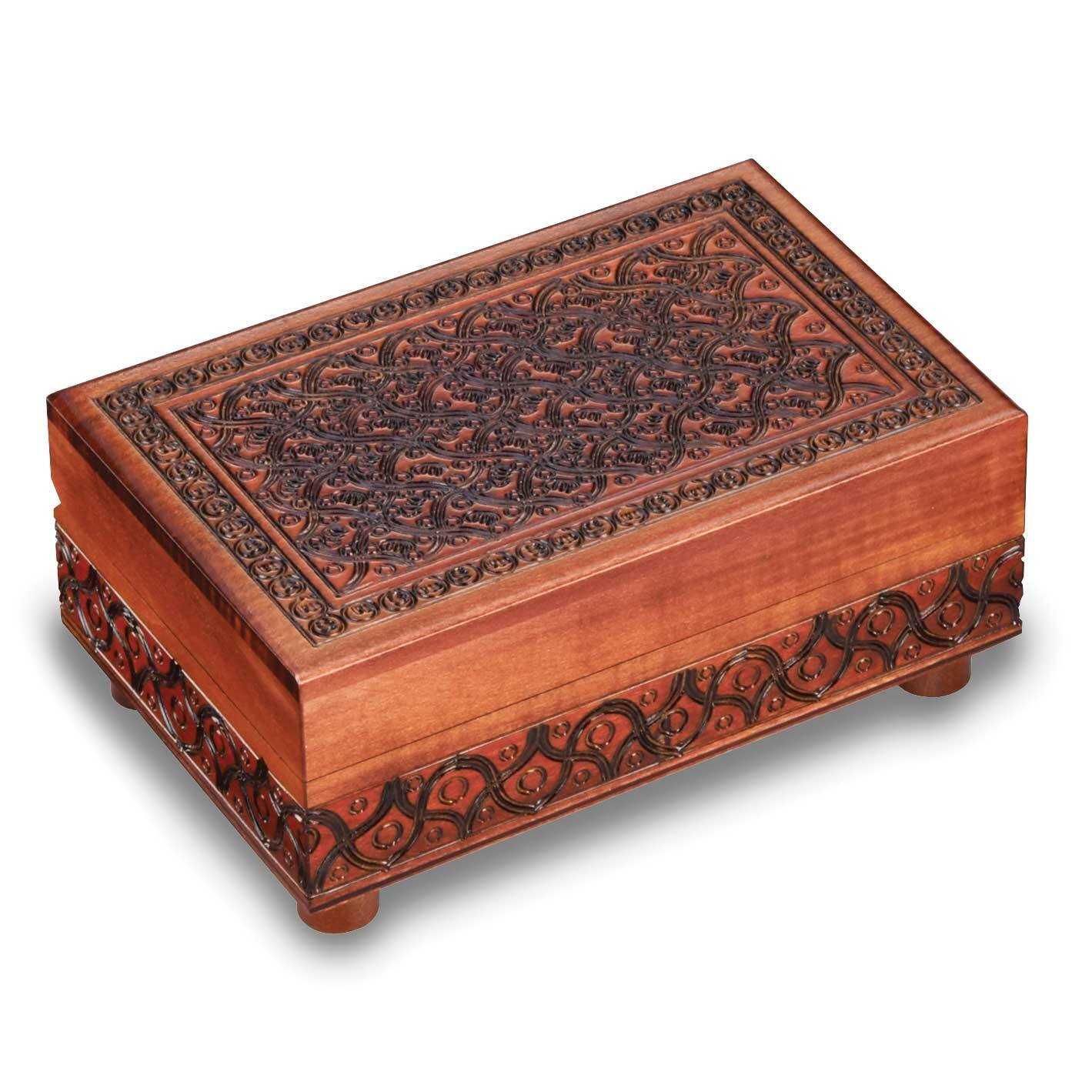 Wooden Brown Puzzle Box GM16132