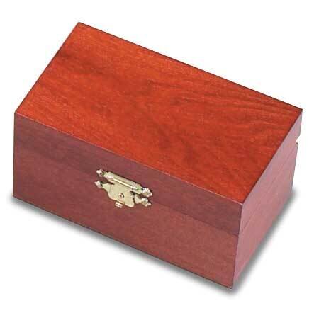 Small Wooden Keepsake Box with Hasp GM16158