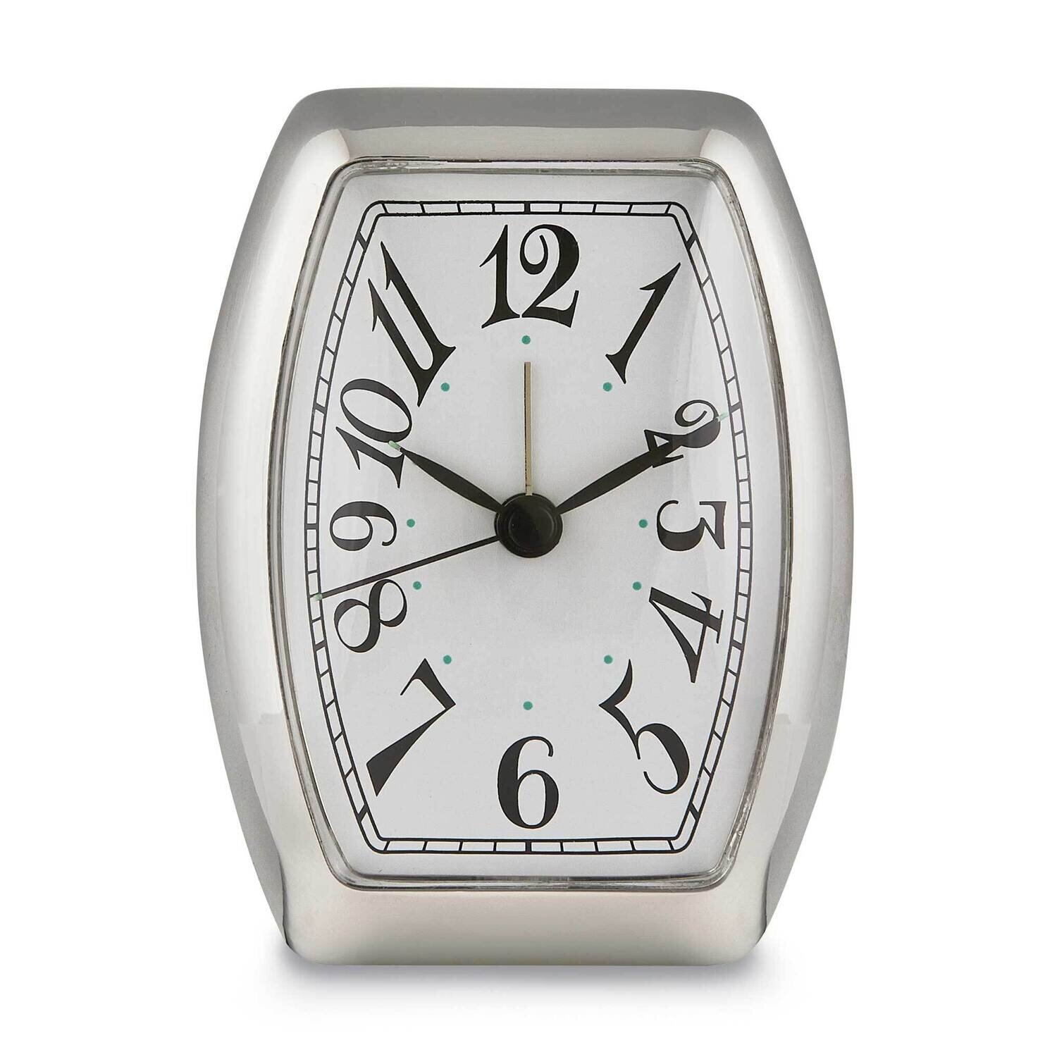 Travel Alarm Clock Silver-plated GM17247, MPN: GM17247,