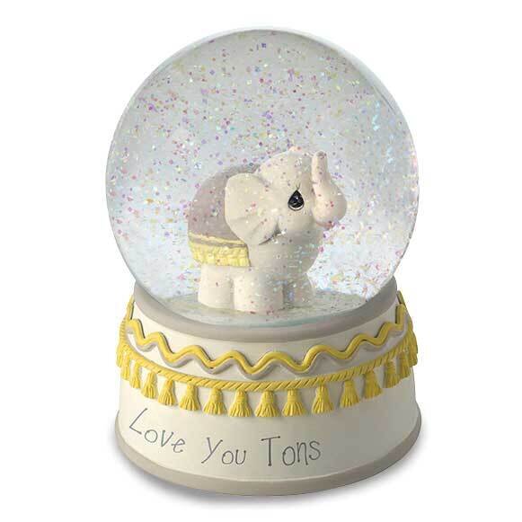 Precious Moments Love You Tons Elephant Musical Waterglobe GM18927, MPN: GM18927, 842181105248