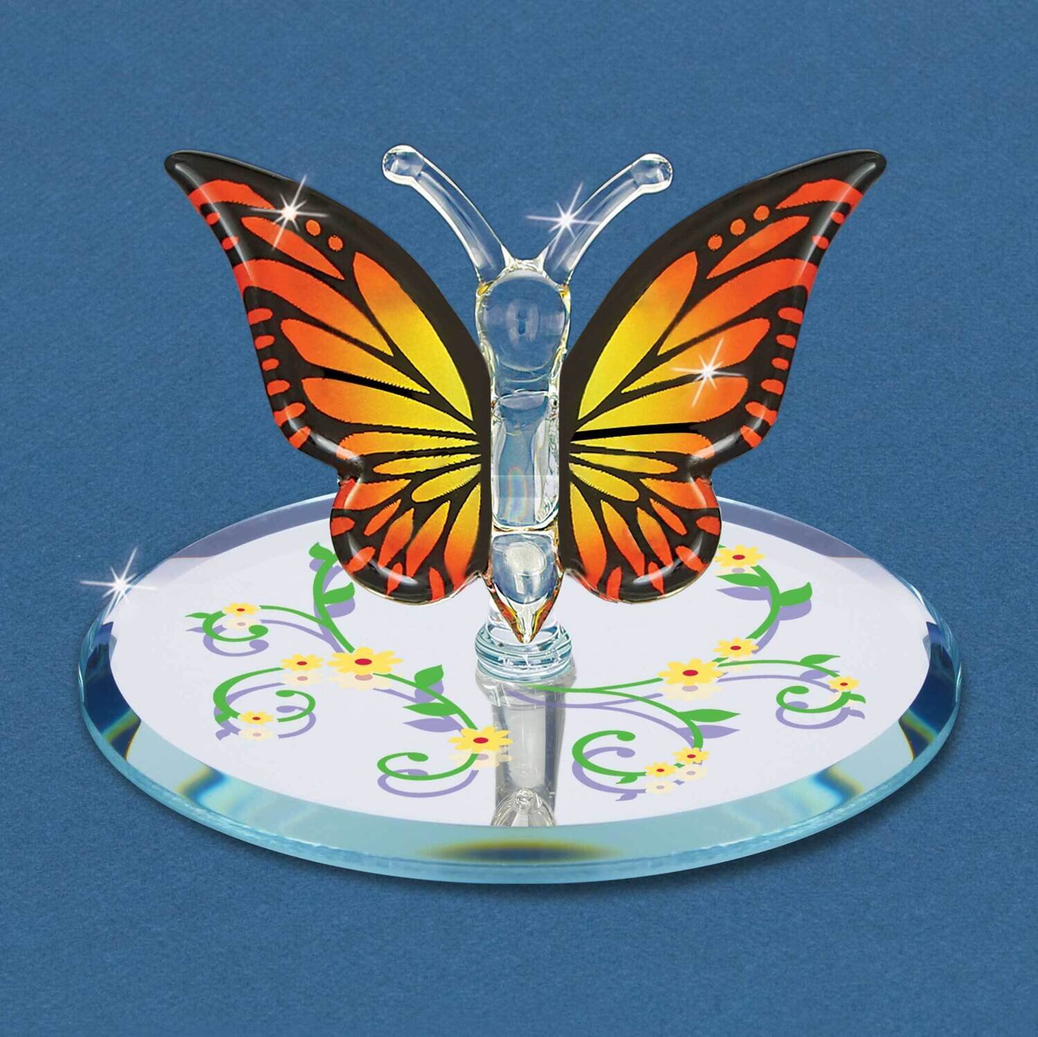 Butterfly, Monarch Glass Figurine GM19262