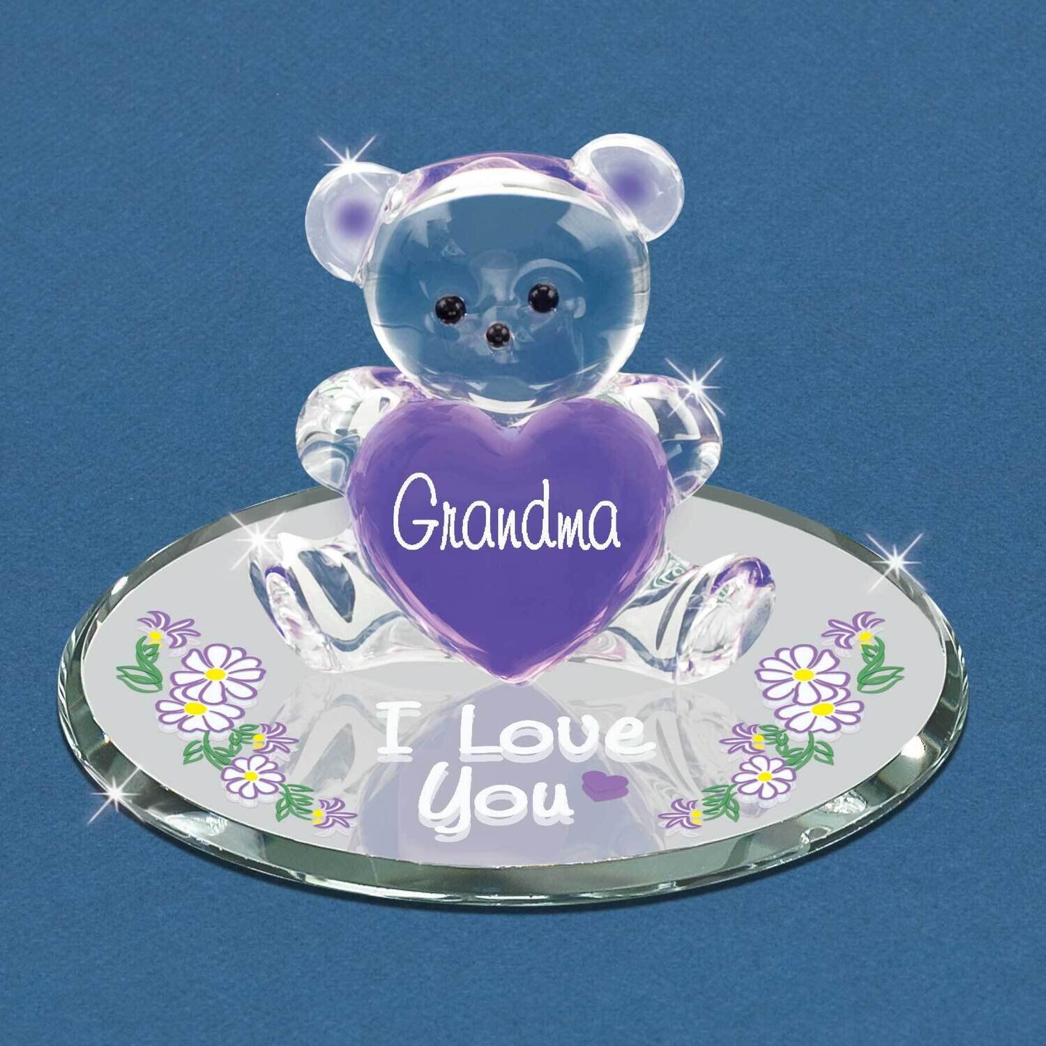 Bear Grandma, I Love You Glass Figurine GM19289, MPN: GM19289, 708873035647