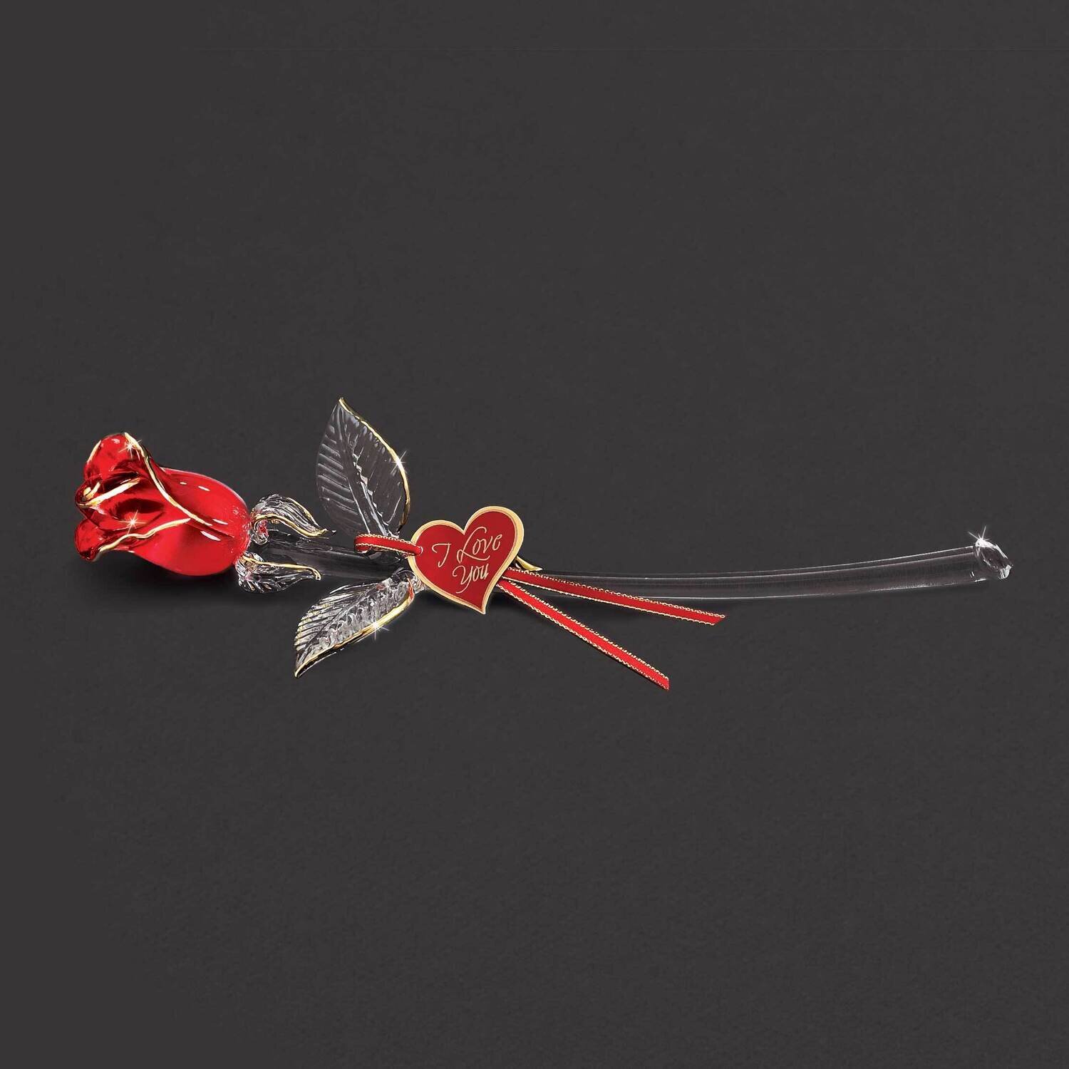 Rose - Red/Gold Glass Figurine GM19291, MPN: GM19291, 708873035395
