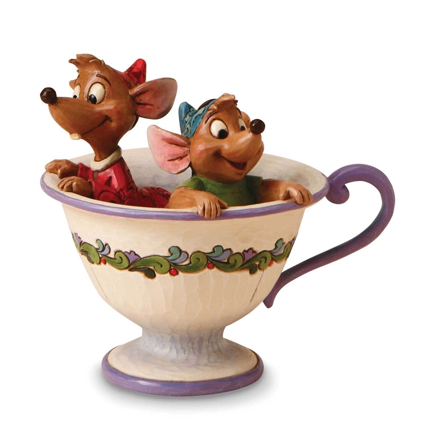 Disney Traditions Jaq and Gus In A Teacup Figurine GM19388, MPN: GM19388, 45544275880