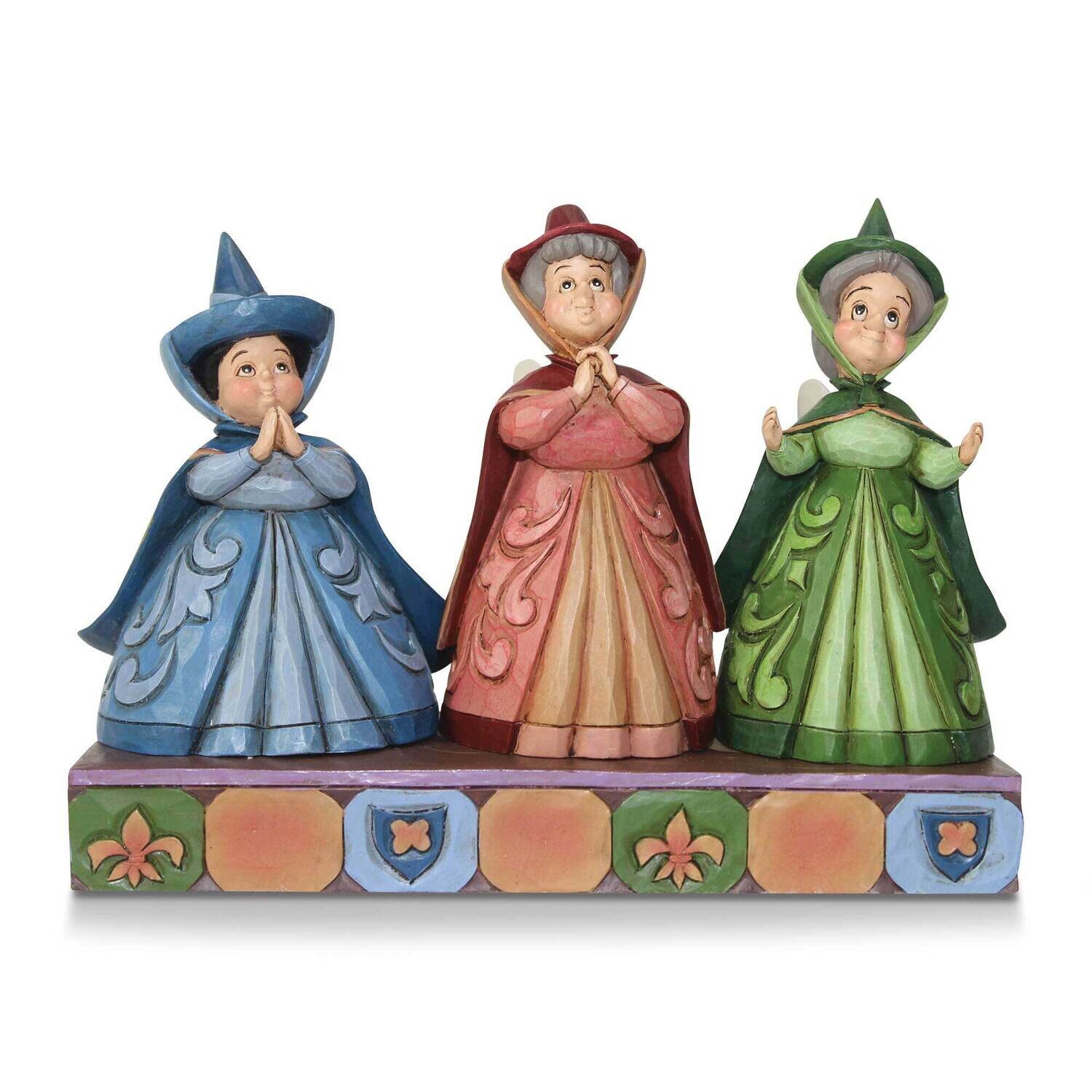 Disney Traditions Three Fairy Godmothers Figurine GM19606