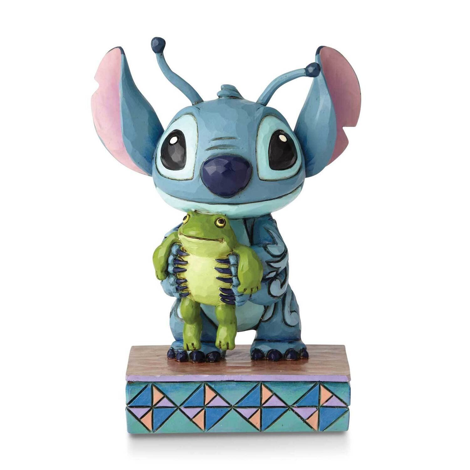 Disney Traditions Stitch with Frog Figurine GM19610, MPN: GM19610, 45544939966