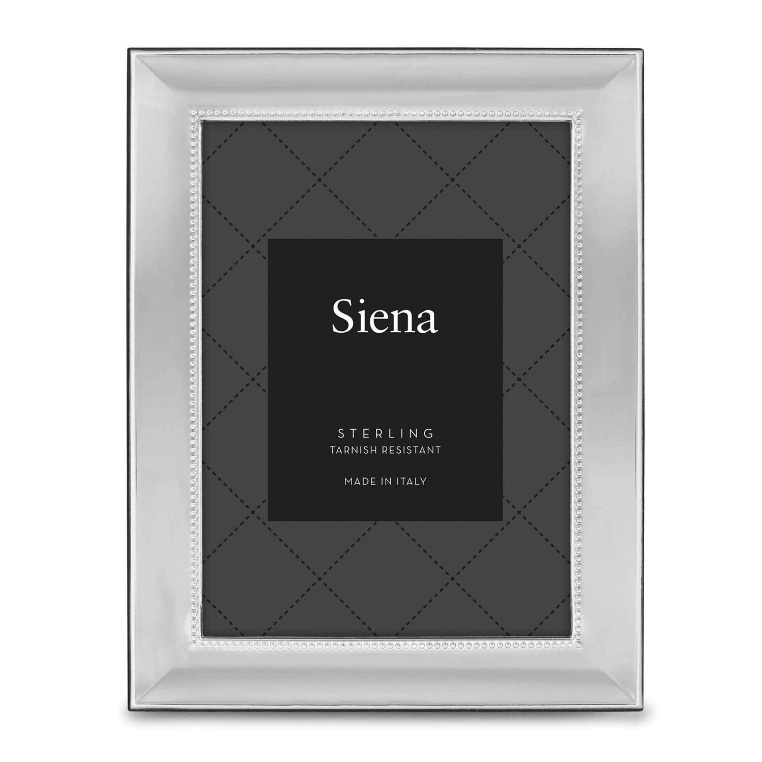 Bilaminate Beaded 8X10 Photo Picture Frame Sterling Silver GM19959, MPN: GM19959, 800062389996