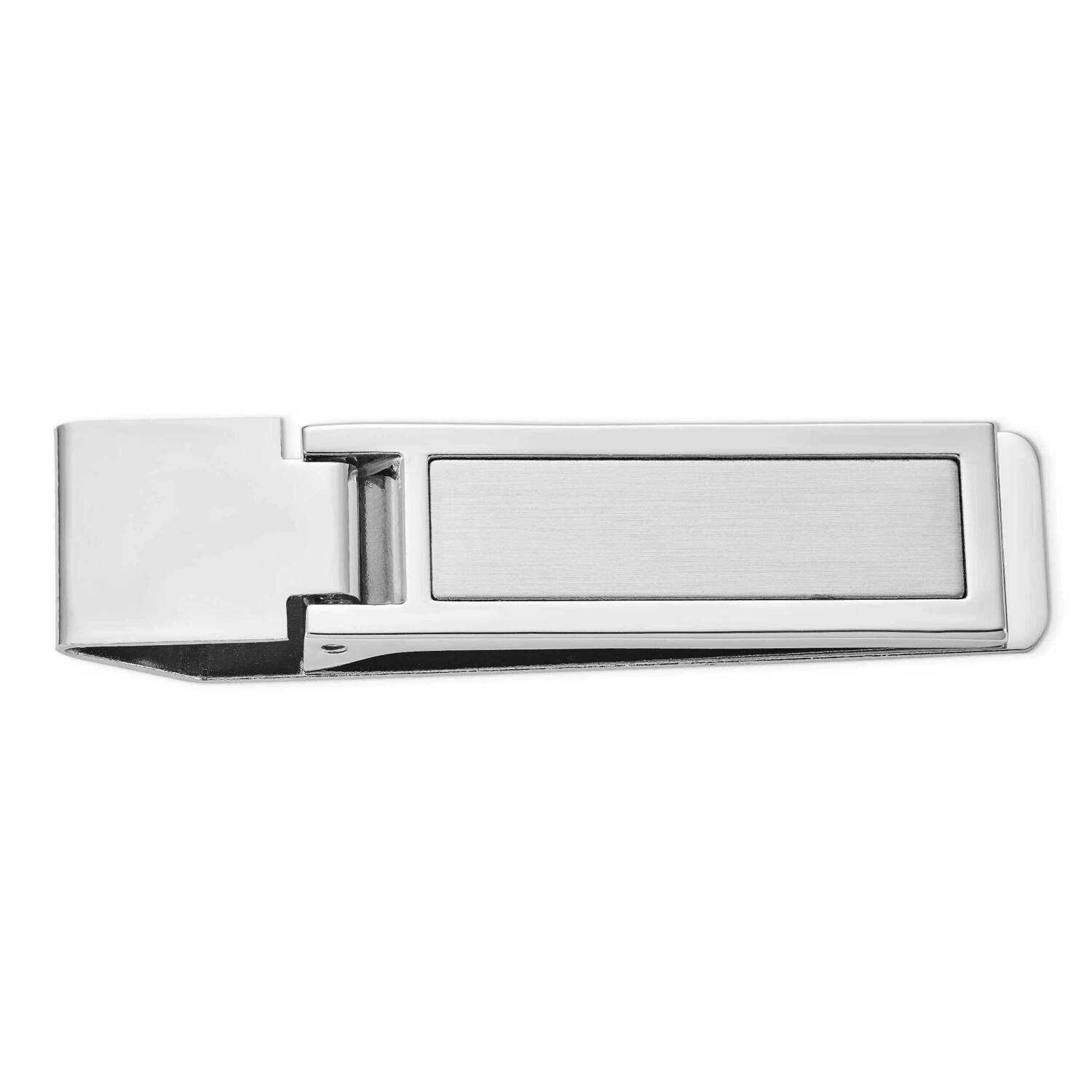 Hinged Money Clip Silver-tone GM20808, MPN: GM20808, 788089074739
