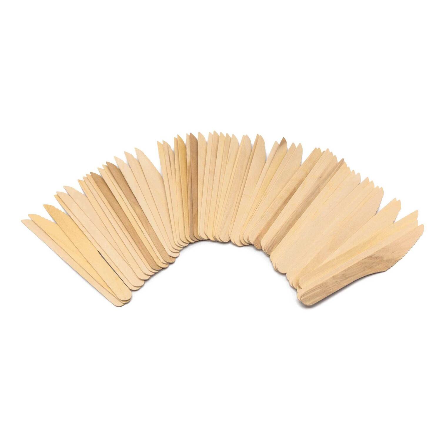150-Piece Disposable Eco-Friendly Wooden Knives GM22663