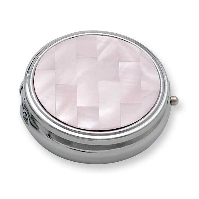 Pink Mother Of Pearl Pill Box GM2936