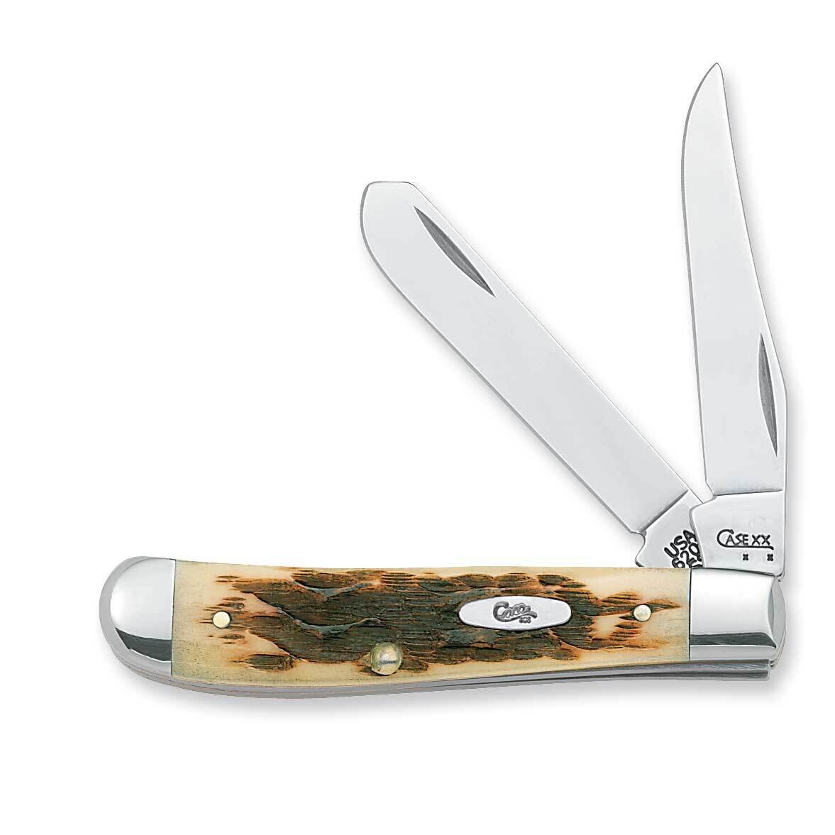 Case Amber Mini Trapper Pocket Knife GM528, MPN: GM528, 21205000138