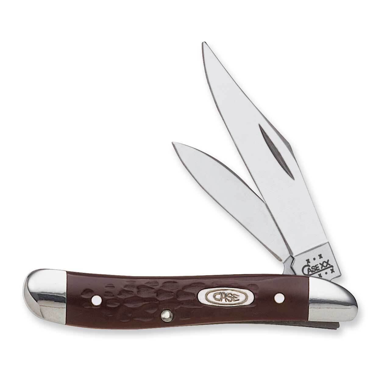 Case Synthetic Brown Peanut Pocket Knife GM533, MPN: GM533, 21205000466