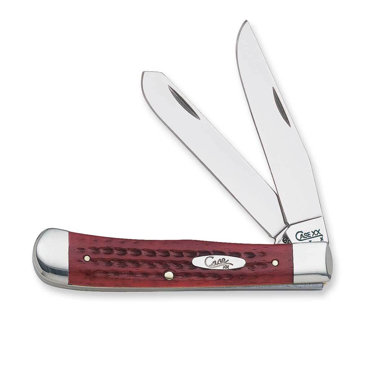 Case Pocket Worn Old Red Trapper Pocket Knife GM545