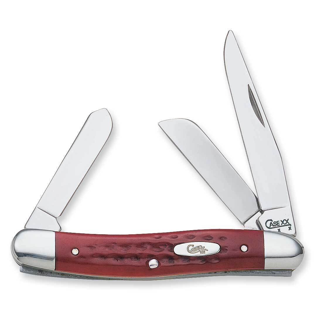 Case Pocket Worn Old Red Bone Medium Stockman Pocket Knife GM547, MPN: GM547, 21205007861