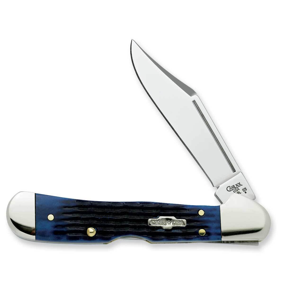 Case Blue Bone Mini Copperlock Pocket Knife GM555