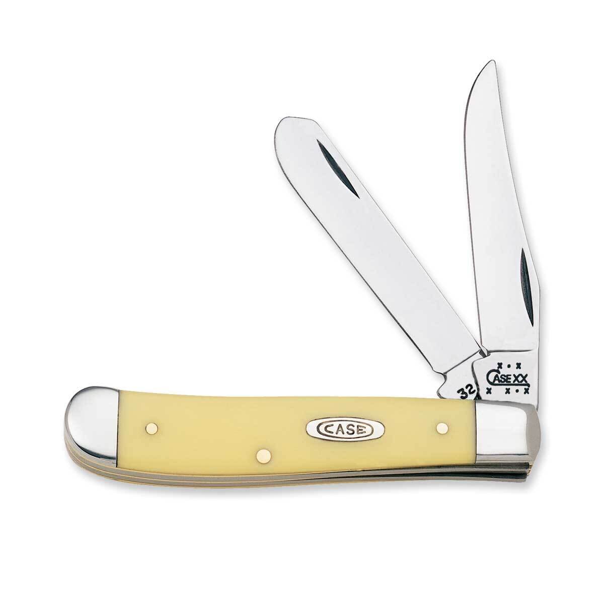 Case Yellow Mini Trapper Pocket Knife GM561