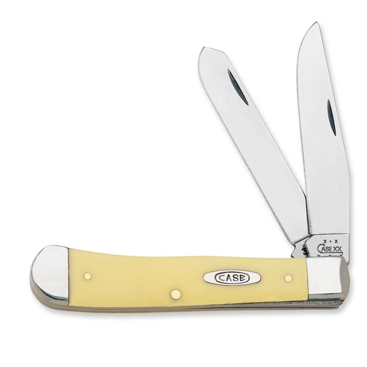 Case Yellow Trapper Pocket Knife GM566