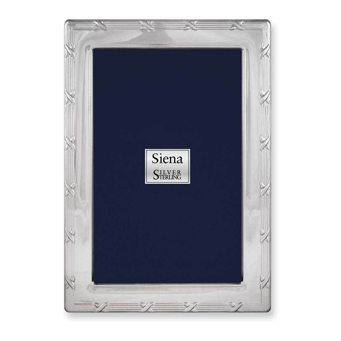 Bilaminate Reed &amp; Ribbon 4X6 Picture Frame Sterling Silver GM7119, MPN: GM7119, 800059949998