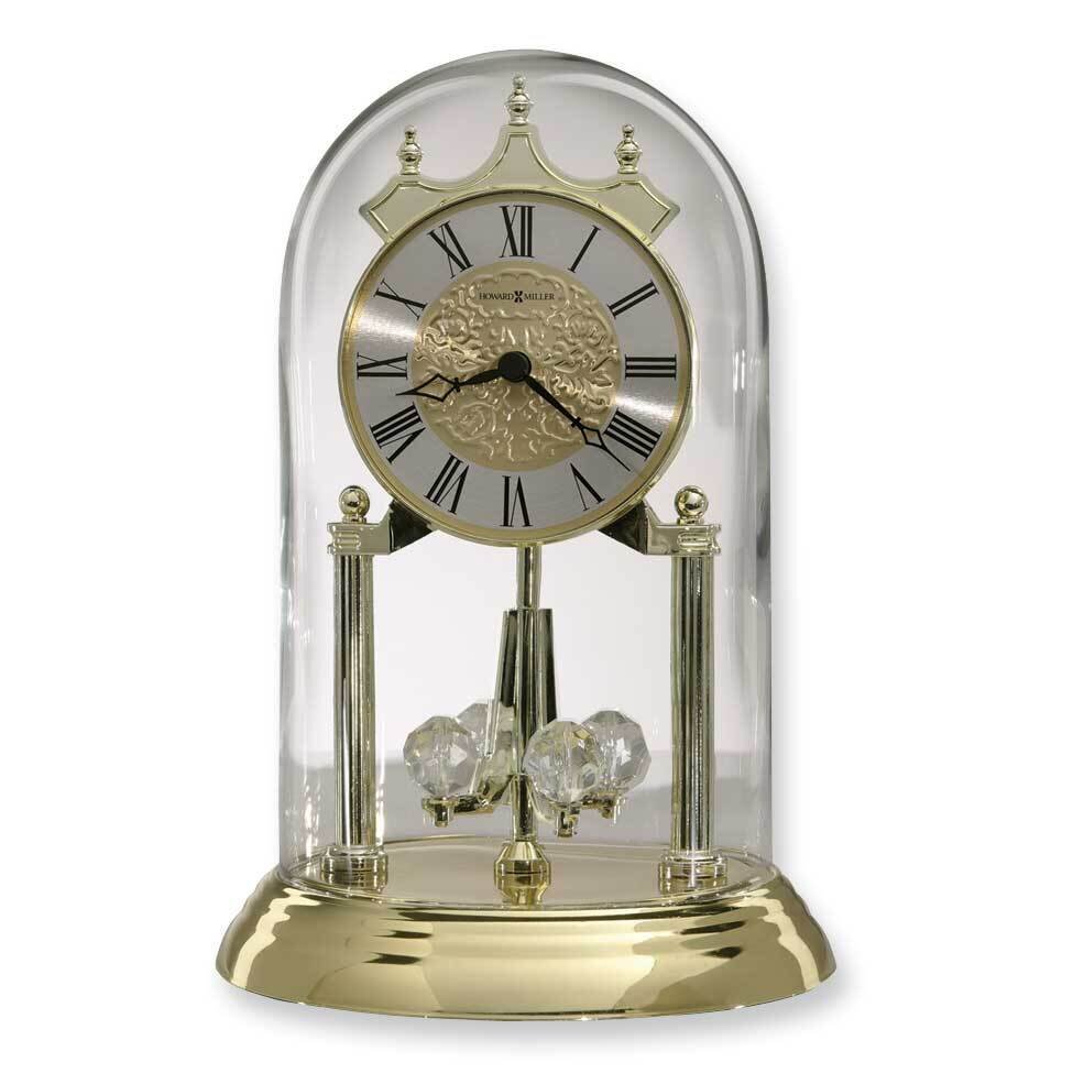 Christina Finish Quartz Anniversary Clock Brass GM7428