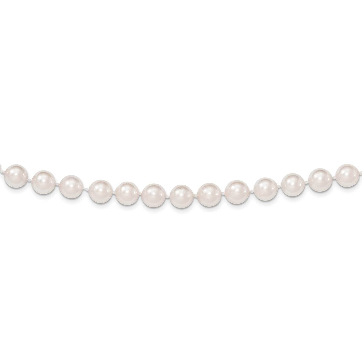 8-9mm Round White Saltwater Akoya Cultured Pearl Bracelet 7 Inch 14k Gold PL80AA-7, MPN: PL80AA-7, …