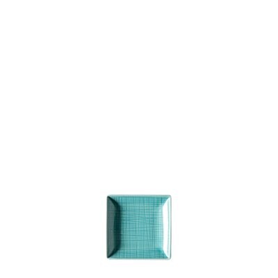 Rosenthal Mesh Aqua Dish Square 4 x 4 Inch, MPN: 11770-405152-15288, 790955981294