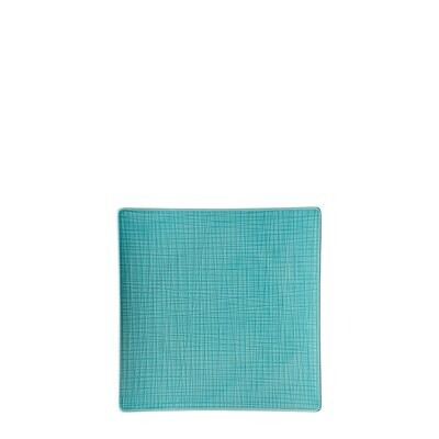 Rosenthal Mesh Aqua Plate Flat Square 10 1/2 Inch, MPN: 11770-405152-16187, 790955981393
