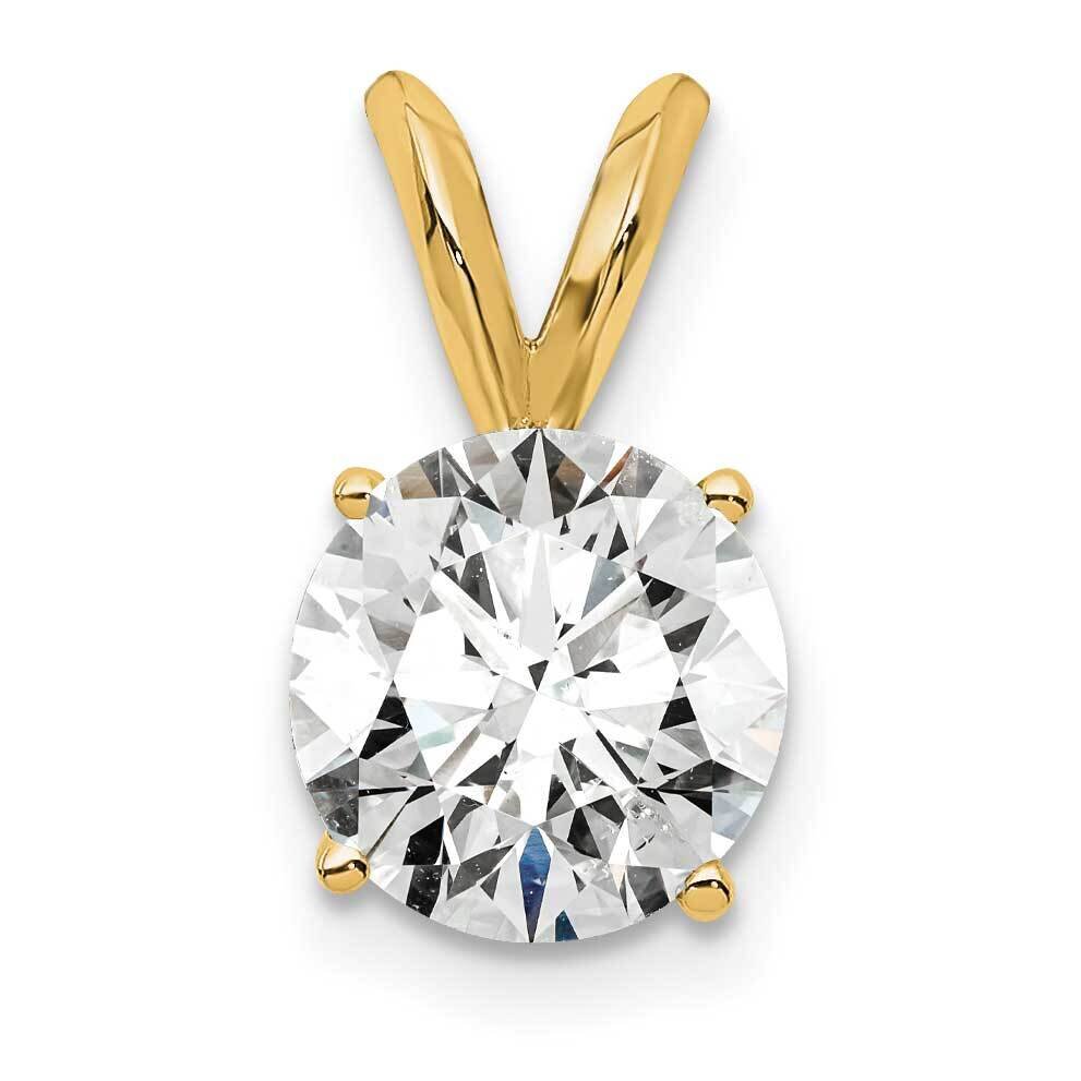 1.00Ct. Round Certified Lab Grown Diamond Si1/Si2, G H I, Solitaire P 14k Gold PM4396-100C-LG