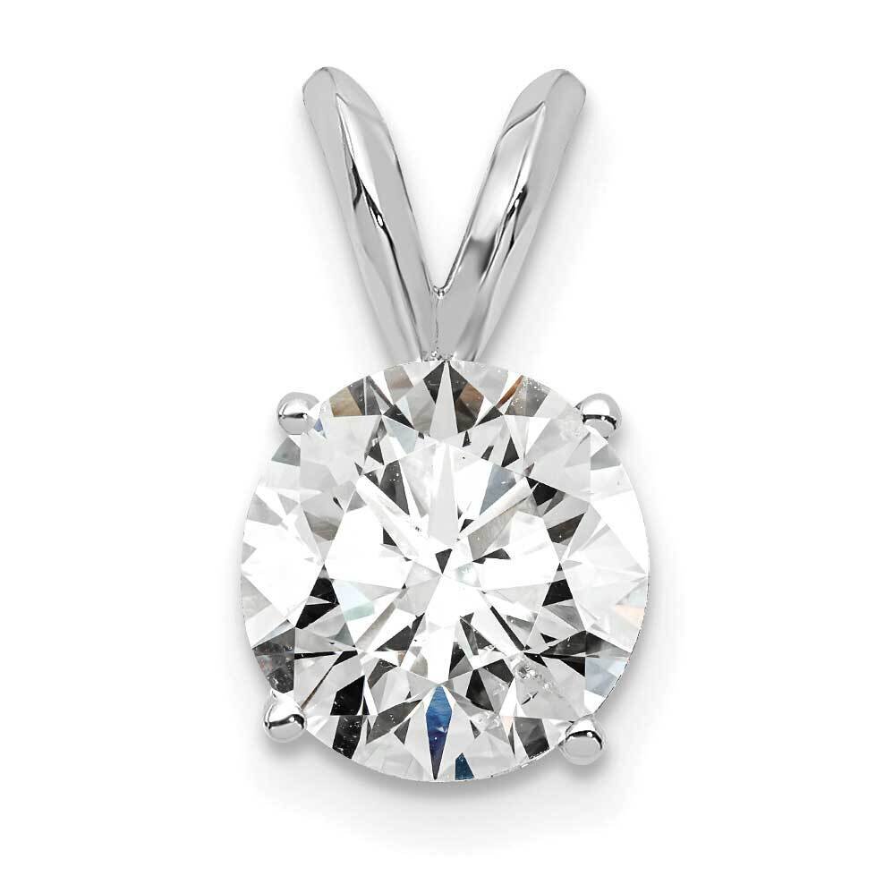 1.00Ct. Certified Vs/Si, D E F, Lab Grown Diamond Solitaire Pendant 14k White Gold PM4396-100C-WLD,…