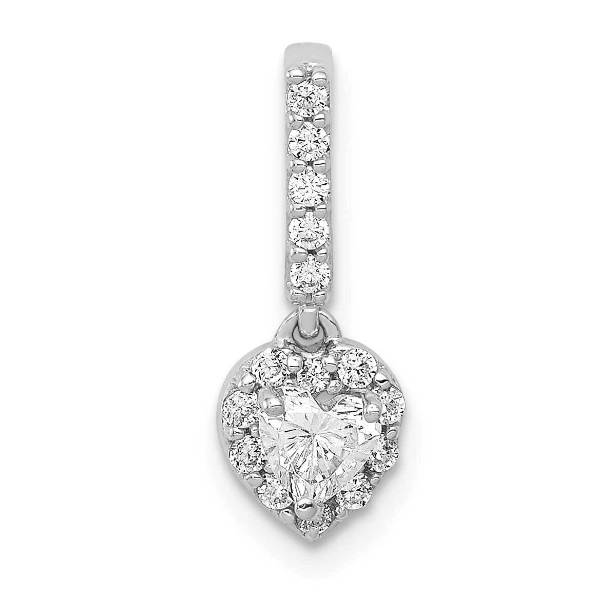 1/4Ct. Diamond Slide Pendant 14k White Gold PM4757-025-WA, MPN: PM4757-025-WA, 883957299174