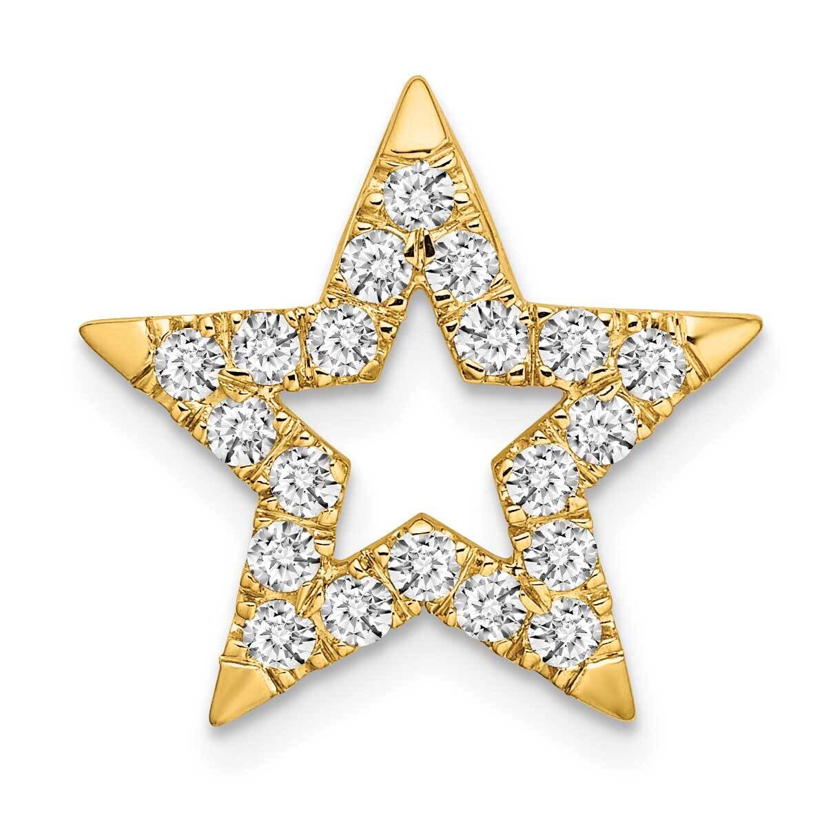 Si1/Si2, G H I, Star Pendant 14k Gold Lab Grown Diamond PM7927-050-YLG, MPN: PM7927-050-YLG, 883957…