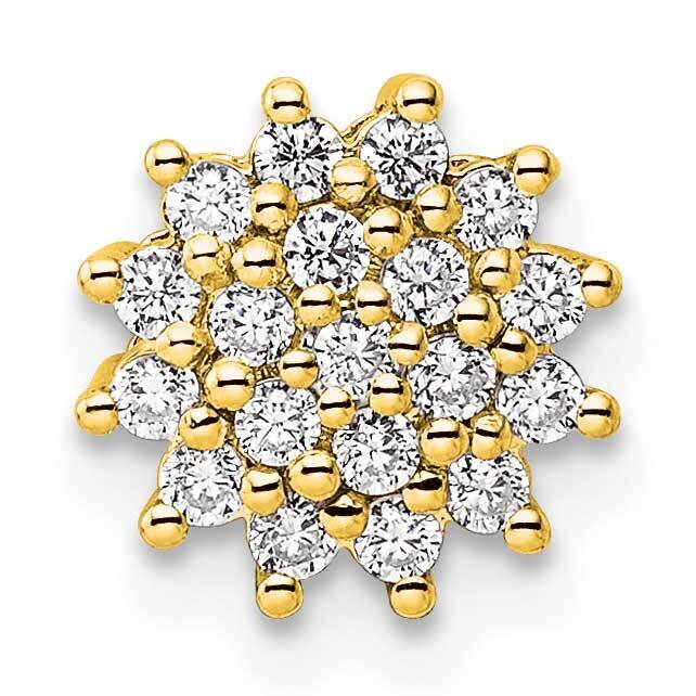 Si1/Si2, G H I, Cluster Chain Slide Pendant 14k Gold Lab Grown Diamond PM9126-028-YLG, MPN: PM9126-…