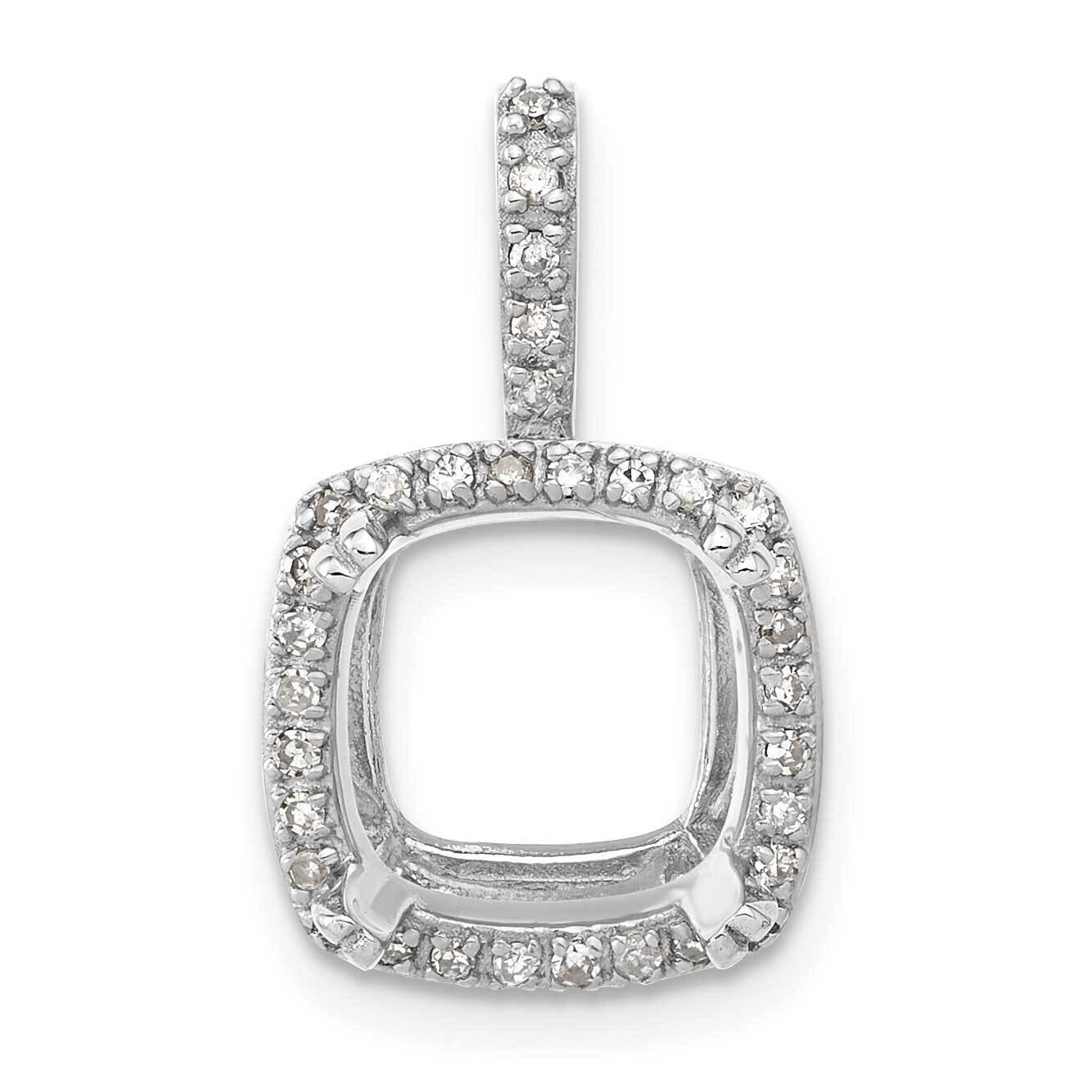 Diamond Semi Mount Pendant 10k White Gold PXS2663/SEMI-0WS45, MPN: PXS2663/SEMI-0WS45,