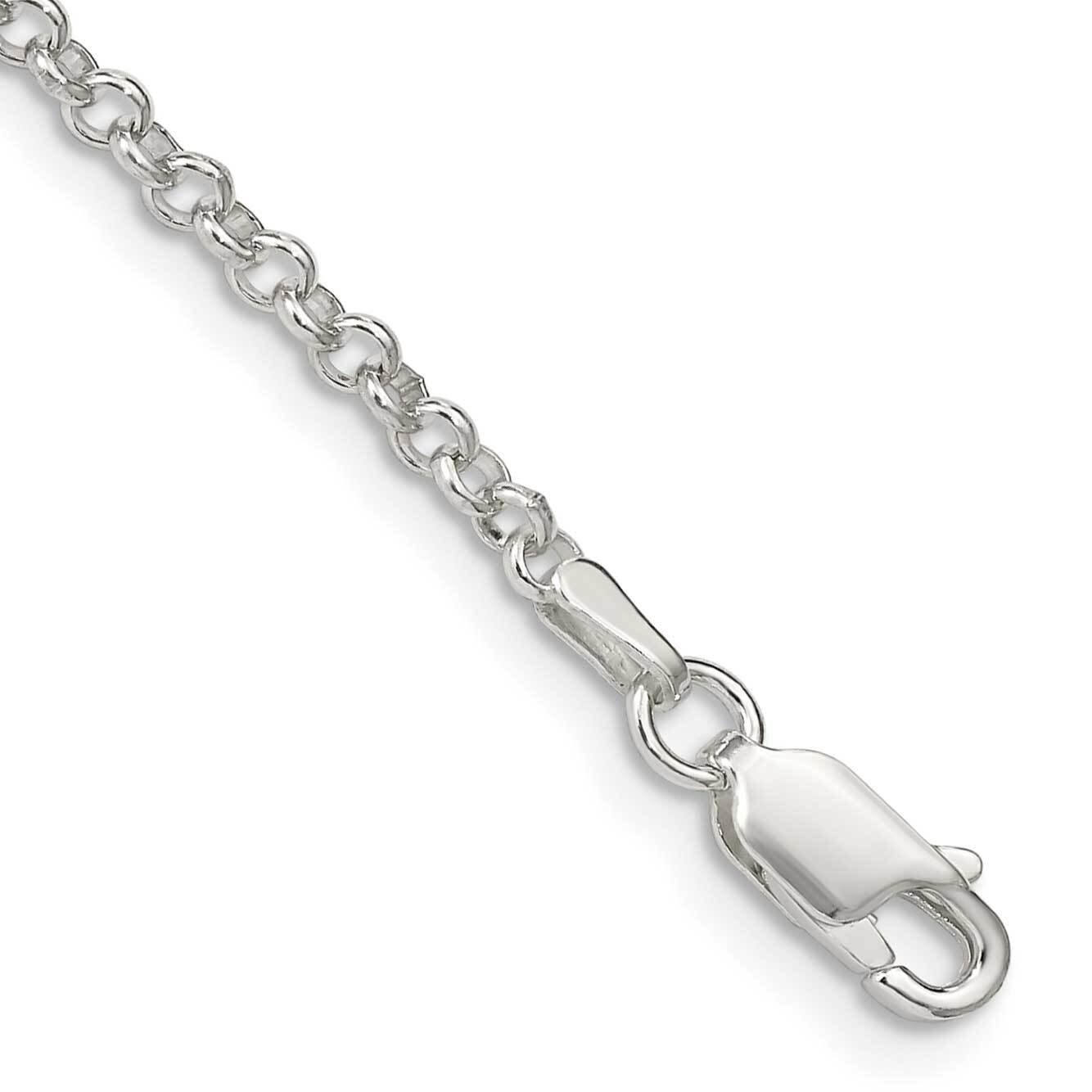 2.5mm Rolo Chain 8 Inch Sterling Silver QFC2-8